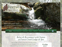 Tablet Screenshot of forestcreek.co.za